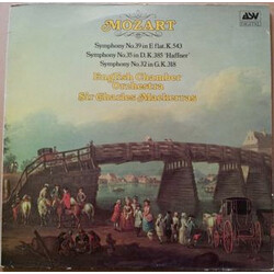 Wolfgang Amadeus Mozart / English Chamber Orchestra / Sir Charles Mackerras Symphonies Nos. 39, 35 And 32 Vinyl LP USED