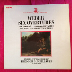 Carl Maria von Weber / Theodor Guschlbauer / Bamberger Symphoniker Six Overtures Vinyl LP USED