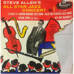 Steve Allen (3) / Lawson-Haggart Jazz Band / Billy Butterfield Jazz Band Steve Allen's All Star Jazz Concert Vol. 1 Vinyl LP USED