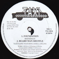 Beenie Man / The Taxi Gang Foundation / Beard Man Shuffle USED VINYL 12INCH