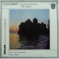 Franz Schubert / Bruno Walter / The New York Philharmonic Orchestra Symphony No. 9 In C Major, D. 944 "The Great" Vinyl LP USED