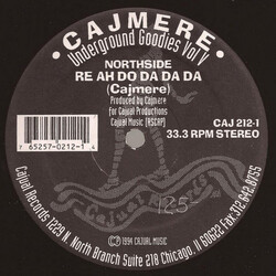 Cajmere Underground Goodies Vol V USED VINYL 12INCH 33 S RPM STEREO