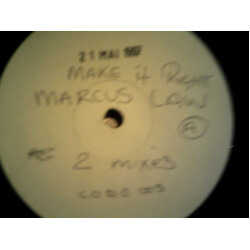 Marcus Law Make It Right USED VINYL 12INCH WHITE LABEL