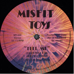 Misfit Toys Tell Me USED VINYL 12INCH 33 S RPM PROMO