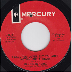Margie Hendrix I Call You Lover But You Ain't Nothin' But A Tramp / The Question USED VINYL 7INCH 45 RPM STYRENE
