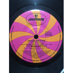 The Boomtown Rats House On Fire USED VINYL 7INCH SINGLE