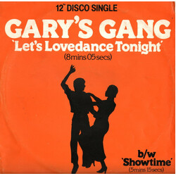 Gary's Gang Let's Lovedance Tonight USED VINYL 12INCH 45 RPM SINGLE
