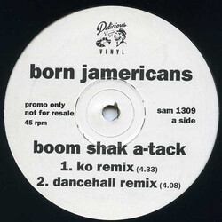 Born Jamericans Boom Shak A-Tack Vinyl 12" USED