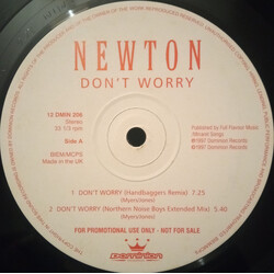 Newton (2) Don't Worry Vinyl 12" USED