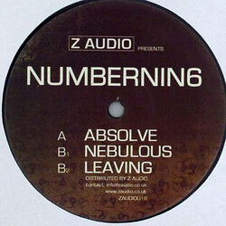 NumberNin6 Absolve / Nebulous / Leaving USED VINYL 12INCH 45 RPM 33 S RPM