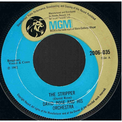 David Rose & His Orchestra The Stripper Vinyl 7" USED