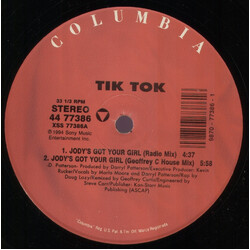 Tik Tok Jody's Got Your Girl USED VINYL 12INCH 33 S RPM