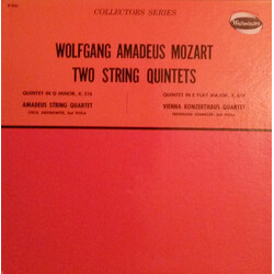 Wolfgang Amadeus Mozart Two String Quintets Vinyl LP USED