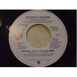 The Marshall Tucker Band Reachin' For A Little Bit More USED VINYL 7INCH 45 RPM SINGLE PROMO