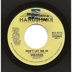 Sneaker Don't Let Me In / Looking For Someone Like You USED VINYL 7INCH 45 RPM