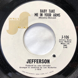 Jefferson (3) Baby Take Me In Your Arms Vinyl 7" USED