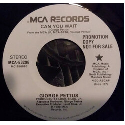 Giorge Pettus Can You Wait USED VINYL 7INCH 45 RPM PROMO