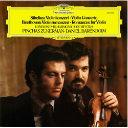 Jean Sibelius / Ludwig van Beethoven / London Philharmonic Orchestra / Pinchas Zukerman / Daniel Barenboim Violinkonzert = Violin Concerto / Violinrom