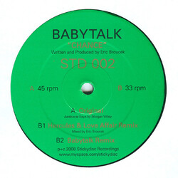 Babytalk Chance USED VINYL 12INCH 33 S RPM 45 RPM
