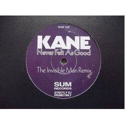 Belvedere Kane Never Felt As Good USED VINYL 12INCH PROMO