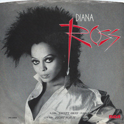 Diana Ross Swept Away Vinyl 7" USED