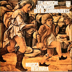 Musica Reservata Italienische Tanzmusik Des 16.Jahrhunderts Vinyl LP USED
