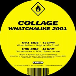 Collage Whatchalike 2001 USED VINYL 12INCH