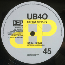 UB40 I'm Not Fooled / The Pillow USED VINYL 12INCH 45 RPM SINGLE