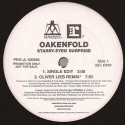 Paul Oakenfold Starry-Eyed Surprise USED VINYL 12INCH SINGLE PROMO