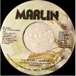 Voyage From East To West / Latin Odyssey USED VINYL 7INCH 45 RPM STEREO
