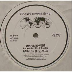 Junior Bowens / Tenor Saw Babylon Brutalize / House Is Not A Home Vinyl 12" USED