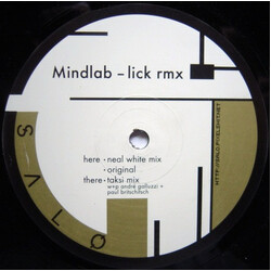 Mindlab Lick Rmx VINYL 12" USED
