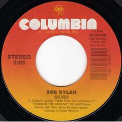 Bob Dylan Silvio USED VINYL 7INCH 45 RPM
