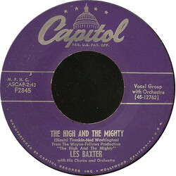Les Baxter, His Chorus And Orchestra The High And The Mighty / More Love Than Your Love USED VINYL 7INCH 45 RPM SINGLE