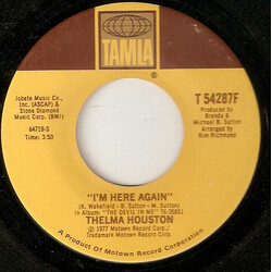 Thelma Houston I'm Here Again USED VINYL 7INCH 45 RPM SINGLE