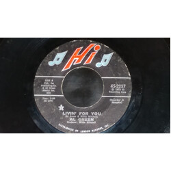 Al Green Livin' For You  / It Ain't No Fun To Me USED VINYL 7INCH 45 RPM SINGLE