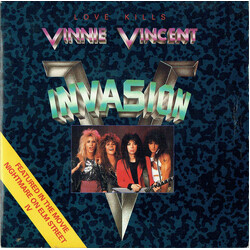 Vinnie Vincent Invasion Love Kills VINYL 7" USED