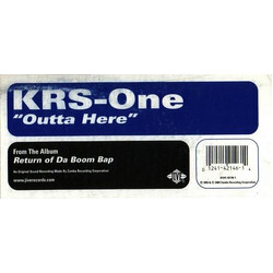 KRS-One Outta Here VINYL 12" USED