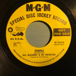 Bill McElhiney And His Orchestra Tequila / Night Jet USED VINYL 7INCH 45 RPM SINGLE PROMO