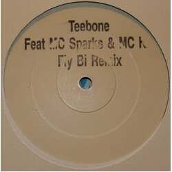 Teebone / MC Sparks / MC Kie Fly Bi (Remix) USED VINYL 12INCH WHITE LABEL