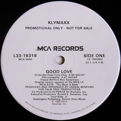 Klymaxx Good Love USED VINYL 12INCH SINGLE PROMO