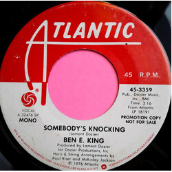 Ben E. King Somebody's Knocking USED VINYL 7INCH 45 RPM PROMO STEREO MONO