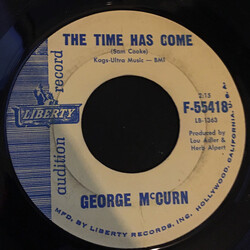 George McCurn The Time Has Come / Your Daugther's Hand USED VINYL 7INCH 45 RPM SINGLE STEREO