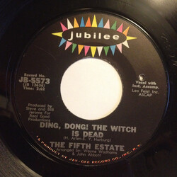 The Fifth Estate Ding, Dong! The Witch Is Dead / The Rub-A-Dub USED VINYL 7INCH 45 RPM SINGLE STYRENE