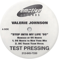 Valerie Johnson Step Into My Life '95 USED VINYL 12INCH 33 S RPM TEST PRESSING