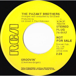 The Pazant Brothers Groovin' USED VINYL 7INCH 45 RPM PROMO STEREO