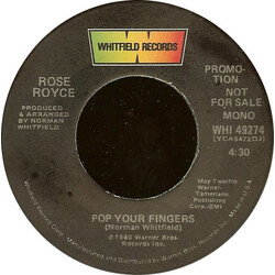 Rose Royce Pop Your Fingers USED VINYL 7INCH 45 RPM PROMO STEREO MONO