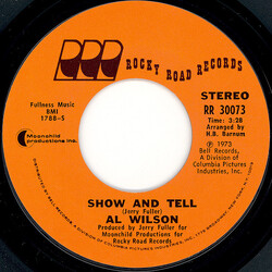 Al Wilson Show And Tell USED VINYL 7INCH 45 RPM SINGLE STYRENE