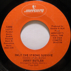 Jerry Butler Only The Strong Survive / Just Because I Really Love You USED VINYL 7INCH 45 RPM SINGLE STYRENE