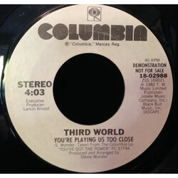 Third World You're Playing Us Too Close USED VINYL 7INCH 45 RPM PROMO